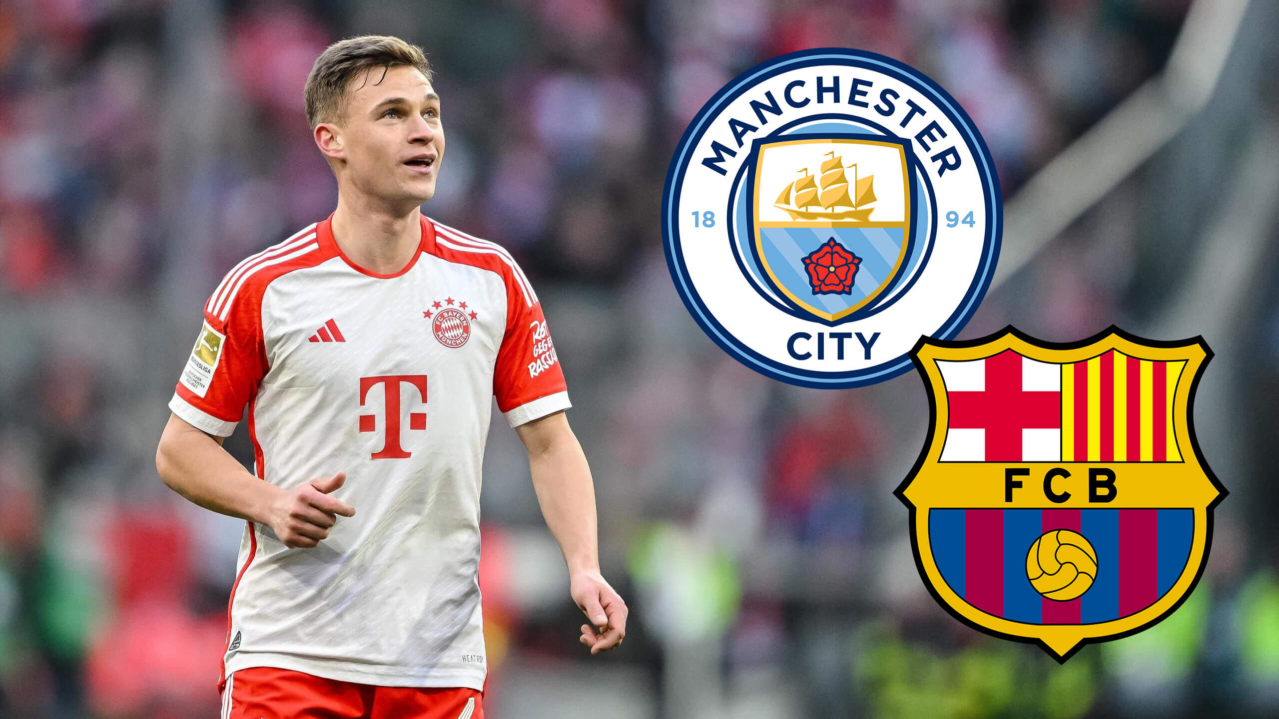 Man City và Barca cạnh tranh giành Joshua Kimmich